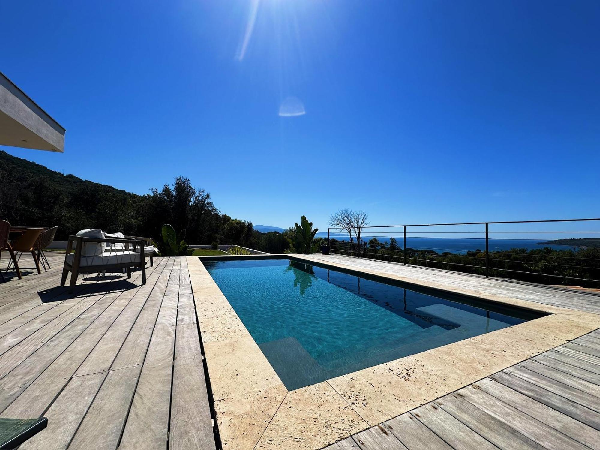Villas De Standing Avec Magnifique Vue Mer Et Piscines Privees, Sagone Sagone  Eksteriør billede
