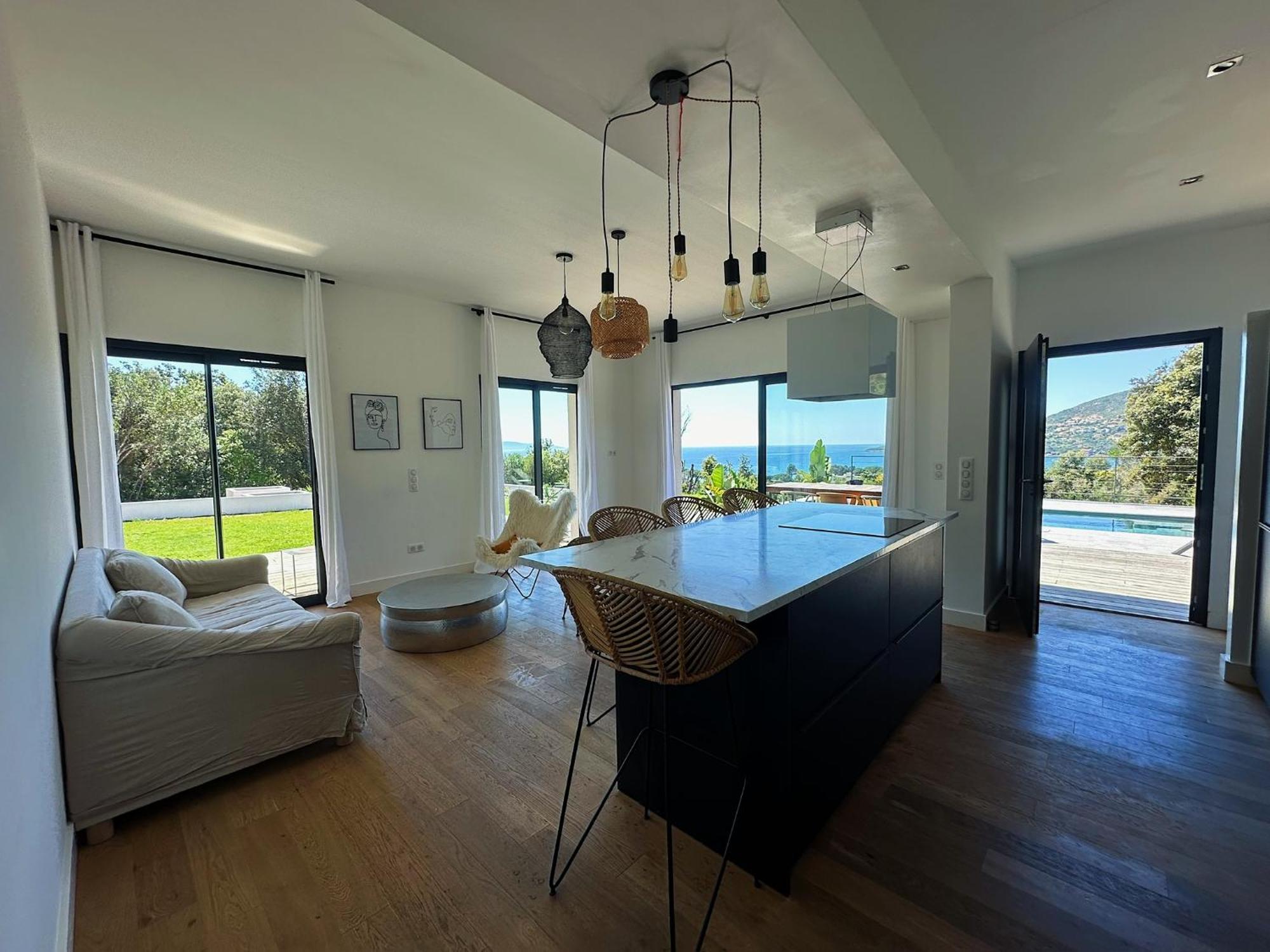 Villas De Standing Avec Magnifique Vue Mer Et Piscines Privees, Sagone Sagone  Eksteriør billede