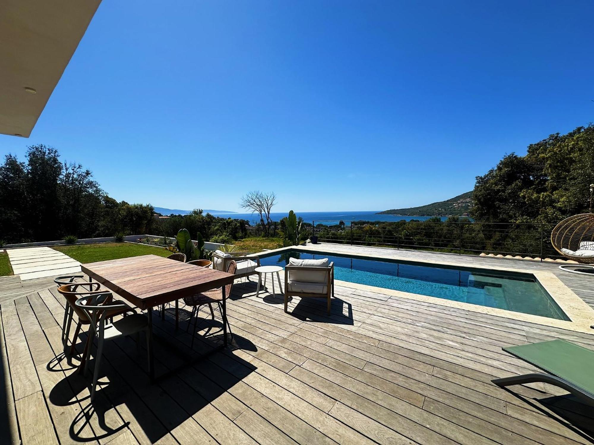 Villas De Standing Avec Magnifique Vue Mer Et Piscines Privees, Sagone Sagone  Eksteriør billede