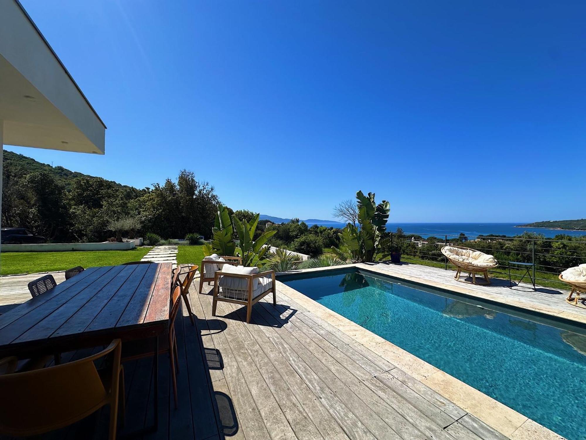 Villas De Standing Avec Magnifique Vue Mer Et Piscines Privees, Sagone Sagone  Eksteriør billede